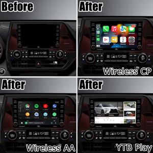 Caja de interfaz automática Android Carplay inalámbrica Android para Toyota Highlander 2018-2021 interfaz de video YTB de Lsailt - Product Image 2