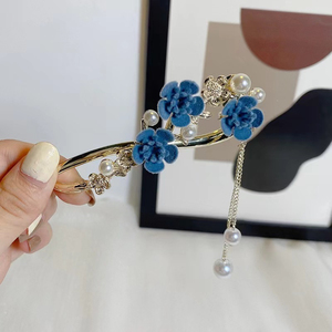 Horquilla de flor de ciruelo de diseño exclusivo, superventas, popular, exquisita, de lujo ligero, para mujer, accesorios de moda para el cabello, al por mayor - Product Image 5