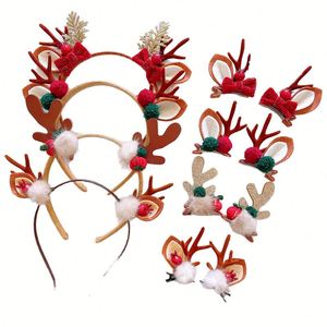 Diademas de Papá Noel, duendes y muñecos de nieve para niños y adultos, recuerdos para fiestas navideñas - Product Image 1