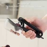 Fabrieksdirect handmatige plastic rode dadel- en hawthorn-ontpitter, grote kersenontpitter, makkelijk schoon te maken