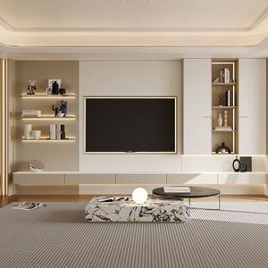 Meuble TV LED moderne de haute qualité pour salon avec espace de rangement en bois, compatible avec les téléviseurs de 65 pouces et plus, idéal pour les hôtels - Product Image 2