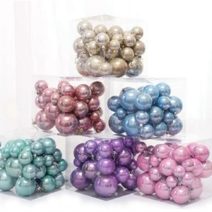 Wholesale Custom Christmas Tree <b>Decorative</b> Ball <b>Decorative</b> Hanging Ball Plastic /glass <b>Xmas</b> Ball - Product Image 6