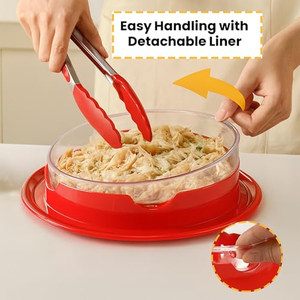 Picadoras de carne sin BPA al por mayor, herramientas manuales para picar verduras y pollo, trituradoras de carne grandes, desmenuzadoras de pollo - Product Image 3