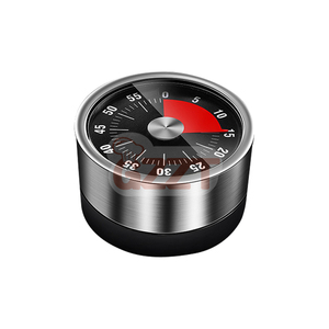Temporizador giratorio para cocina, dispositivo magnético mecánico con alarma fuerte para hornear y barbacoa, cuenta atrás <span class=keywords><strong>Visual</strong></span> de 60 minutos - Product Image 2
