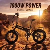 Vélo cargo électrique HeyBike Style 1000W avec porte-bagages arrière, 48V17.4Ah, suspension intégrale, vitesse réglable 50 km/h, HDB E-MTB