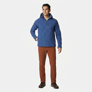 Veste Softshell en toile confortable pour homme, respirante, imperméable, à capuche, pour l'automne, prix raisonnable, dernier design - Product Image 1