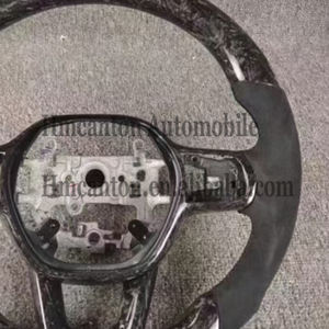 Nouveau produit phare : Volant de voiture en Alcantara et fibre de carbone forgée pour Honda Civic 11e génération - Product Image 4