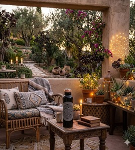 Bouteille d'eau en cuivre noir avec motif mandala, isotherme, réutilisable, anti-fuite, pour boissons chaudes et froides, usage quotidien - Product Image 3