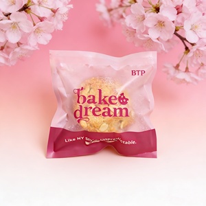 MOQ 100 pièces, sacs d'emballage pour biscuits personnalisés avec fermeture thermique, pochette d'emballage pour en-cas avec logo, sac en plastique de qualité alimentaire - Product Image 1