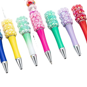ปากกาพลาสติก DIY ลายกุหลาบ - ปากกาลูกลื่นพกพาทำมือสุดสร้างสรรค์ ของขวัญพิมพ์ลายซิลค์สกรีนหลากสี ปากกาแบบหมุนได้ ขายส่ง - Product Image 4