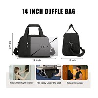 Sac à main portable léger personnalisable avec fermeture éclair, grande capacité, sac bandoulière, rangement pour vêtements de sport et de fitness