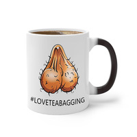 Taza de café árabe, cerámica de amor creativa, taza de café mágica sensible al calor de porcelana