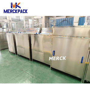 Máquina Semiautomática para Desencapsular y Lavar Botellas de Bebidas de 5 Galones con PLC y Motor, Máquina para Desencapsular y Lavar Botellas de 5 Galones D - Product Image 5
