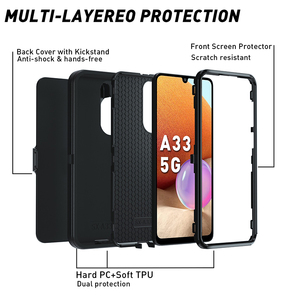Custodie per cellulari antiurto impermeabili di alta qualità con supporto per <span class=keywords><strong>Galaxy</strong></span> <span class=keywords><strong>A33</strong></span> - Product Image 2