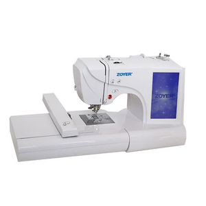 ZY1950T Household Multi-Function Embroidery Sewing Machine Programmable Features Single Metal Motor LCD Touch Flat-Bed Plastic - Product Image 1