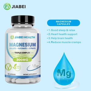 Suplemen Herbal OEM/ODM pabrik mendukung kapsul Magnesium saraf Kesehatan - Product Image 1