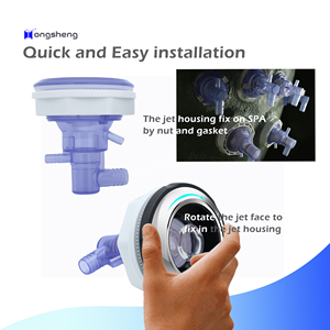 Buse de massage interne pour spa, matériau anti-UV, grande taille, spa extérieur, jet de massage, <span class=keywords><strong>5</strong></span> pouces, LED directionnelle, moderne, portable, 40 - Product Image 2