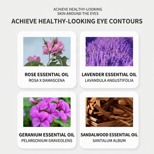 Huile pour les yeux OEM anti-rides, raffermissante, pour les poches sous les yeux, les ridules, anti-âge, nourrissante, soin de la peau, huile essentielle distillée à la vapeur - Product Image 3