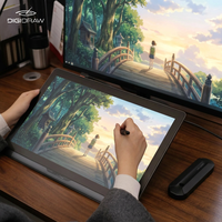 Tablette de dessin numérique graphique de haute qualité DigiDraw avec écran tactile et stylet pour illustrateurs professionnels