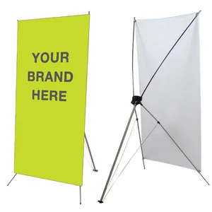 促销数码印刷升华广告营销展示活动框架海报便携式定制X-横幅支架