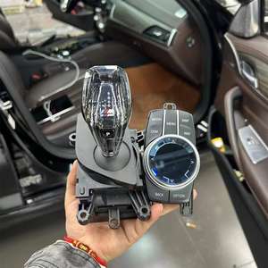 Accessoires intérieurs de voiture, pommeau de levier de vitesse en plastique cristallin lavable pour <span class=keywords><strong>BMW</strong></span> Série 5 F10 F15 F30 G30 G20 G05 I12 2013-2020 - Product Image 6