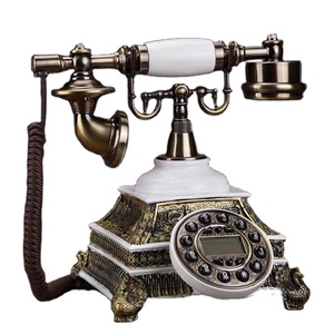 Téléphone sans fil de <span class=keywords><strong>style</strong></span> bureau vintage pour la <span class=keywords><strong>maison</strong></span>, en bois, à vendre, <span class=keywords><strong>style</strong></span> européen, décoration, téléphone à brancher - Product Image 2