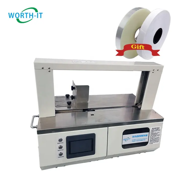 Automatische Bundel Omsnoeringsmachine Papier Tape Bankbiljet Valuta Banding Machine Papier