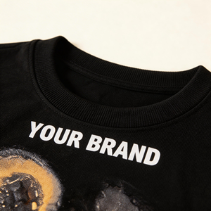 T-shirts basiques pour hommes avec logo personnalisé, impression DTG par transfert thermique, 100% coton, streetwear, manches courtes, pour hommes - Product Image 3