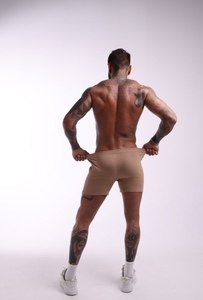 Calzoncillos Bóxer de Algodón Beige para Hombre, Transpirables, Suaves, Cómodos, Corte Clásico, Ropa Interior de Algodón, Suministro Directo de Fábrica - Product Image 4