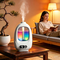 Diffuseur d'air intelligent 60 ml Smart Scent 360 °   Spray Surround up Tp 60 ㎡   Diffuseur d'huiles essentielles, huile de rose, mini diffuseur d'arômes mignon