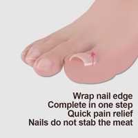 10 pièces outil de Correction des ongles incarnés traitement des ongles incarnés patch élastique autocollant redressage pince orthèse pédicure outil