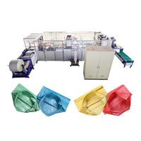 Automatische plastic zakkenmaakmachine, apparatuur voor het maken van wegwerp zakken van PP geweven materiaal