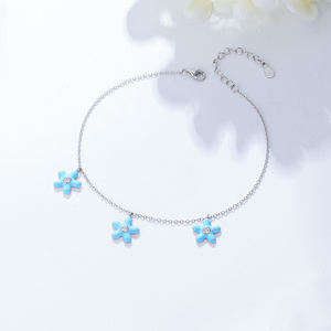 सुंदर ट्रेंडी रचनात्मक बोहेमियन 925 स्टर्लिंग चांदी एनमेल डायमंड cz ग्रीष्मकालीन समुद्र तट स्टारफिश एले - Product Image 3