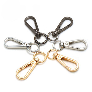 Mosquetón de Aleación de Zinc, Estilo Vintage, con Anillo Dividido, Hebilla de Metal Personalizada para Bolsos, Gancho de Alta Calidad, Ecológico - Product Image 3