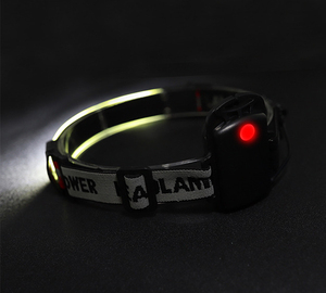 고출력 헤드램프 & 아웃도어 캠핑용 3AA 배터리 구동 레드 경고 LED 헤드라이트 - Product Image 4