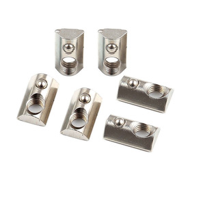 Écrous à rainure en T en acier inoxydable d'usine professionnelle rouleau dans le curseur en aluminium M8 t écrou à fente de marteau 6 profils <span class=keywords><strong>Inox</strong></span> avec boule à ressort - Product Image 5