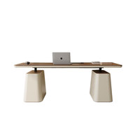 Bureau de direction et de maître de la maison Liyu, moderne et luxueux, convertible, avec espace de rangement, montage facile, mobilier de bureau en bois