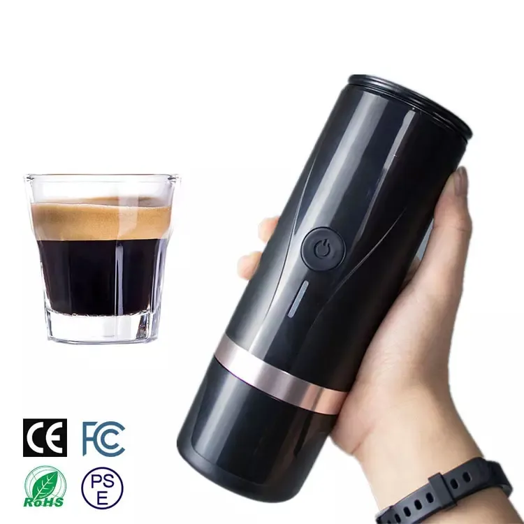 Máquina de café elétrica portátil, máquina de café expresso automática para uso externo