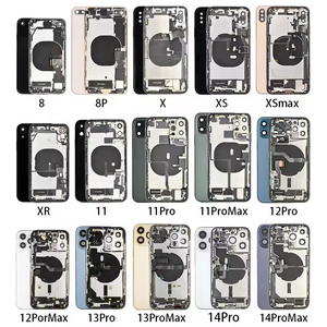 Sostituzione telaio a metà telaio posteriore completo custodia cavo flessibile <span class=keywords><strong>Apple</strong></span> <span class=keywords><strong>iPhone</strong></span> 11 <span class=keywords><strong>12</strong></span> 13 15 Pro Max 14 15 più XR X XS Max - Product Image 4