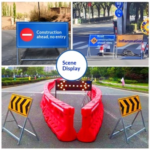 Segnale di Avvertimento per Lavori Stradali, Cartello Stradale 10010050/12010040, <span class=keywords><strong>Attenzione</strong></span> Cantiere in Attesa di Lavori - Product Image 4