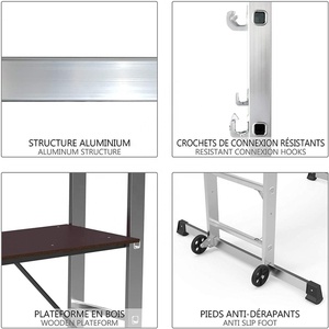 Échelle Deliladder <span class=keywords><strong>Pro</strong></span> série <span class=keywords><strong>3</strong></span> en 1, jouet pour enfants, en aluminium - Product Image 5