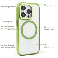 Coque de téléphone transparente magnétique étanche à charge sans fil de haute qualité pour les modèles 13-16, antichoc