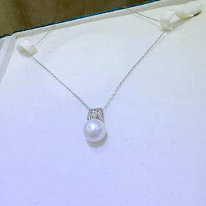 Exquisite 13-14mm Zhuji Freshwater <b>Edison</b> Pearl Necklace <b>Light</b> Luxury with Almost Flawless Precision Accessories - Product Image 4