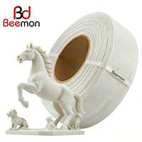 BEEMON isi ulang bahan habis pakai, gulungan nirkabel, 1,75 mm, 1 kg, multiwarna, digulung rapi, mudah dipasang, bahan habis pakai printer 3D