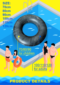 Tube de natation <span class=keywords><strong>gonflable</strong></span> en caoutchouc butyle Florescence 100 cm 40 pouces - Product Image 6