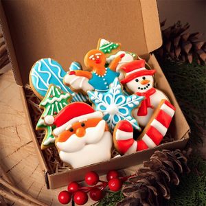 Christmas Cookie Cutter Food Grade Stainless Steel Christmas <b>Biscuit</b> Cutter Custom Snowflake Xmas Baking Tool for Christmas <b>Gift</b> - Product Image 3