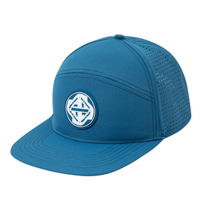Ngoài trời không thấm nước phẳng vành Cắt Đục lỗ thể thao Golf hat với 3D PVC Logo - Product Image 3
