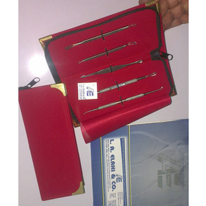 Kit professionnel de pinces courbées en acier inoxydable pour l'élimination des points noirs et des boutons, extracteur d'imperfections pour le traitement de l'acné - Product Image 3