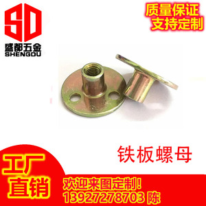 น็อตหน้าแปลน M6 M8 น็อตเหล็กแผ่นหนา 18 มม. หัวแบน ความแข็งแรงสูง - Product Image 2