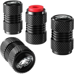 Capuchons de valve de pneu Buffalo Bills en alliage d'aluminium 11x17mm, cache-poussière pour roue de voiture avec logo de l'équipe - Product Image 3